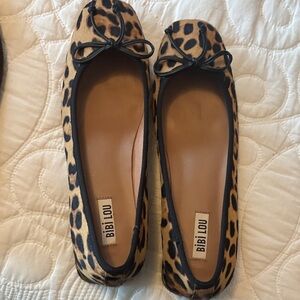Bibi Lou Leopard Print Heels